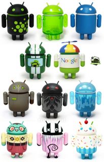 Andrew Bell Android Series 02 BLIND BOX (1 (one) 3 vinyl Android 