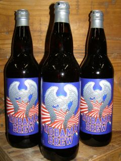 NOBAMA BREW BEER BOTTLE COLLECTIBLE OBAMA 2012 OKLAHOMA BREWERY 