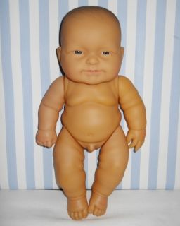 Berenguer Doll 16” Anatomically Correct Boy All Vinyl Play or Reborn 