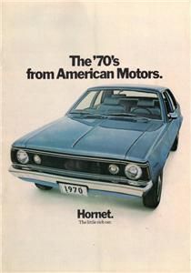 1970 american motors hornet dealer brochure