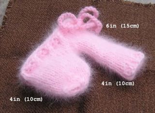 Softest and Fluffiest Angora Sweater Willie Warmer Pouch Beautiful 