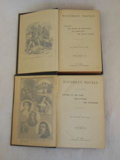 Sir Walter Scott   THE WAVERLEY NOVELS   8 vols Illustd Collier, NY
