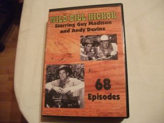    BILL HICKOK Guy Madison and Andy Devine 68 TV episodes 9 DVD box set