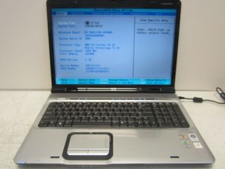 HP Pavilion dv9000 Laptop AMD Turion 64x2 1 8GHz 1GB INCOMPLETE