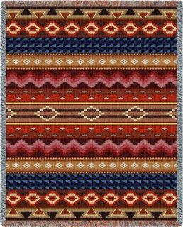 Native American Indian Tapestry Blanket Afghan Throw