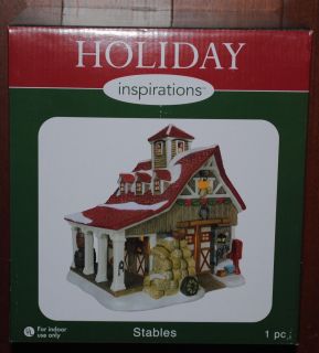 Christmas Village Stables Jo Anns Holiday Inspirations Winter Horse 