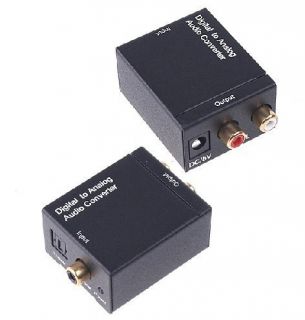 Digital Optical Coaxial to Analog RCA Audio Converter