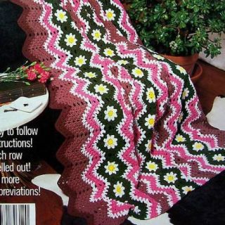 Crochet Afghans with Special Easy to Read Directions