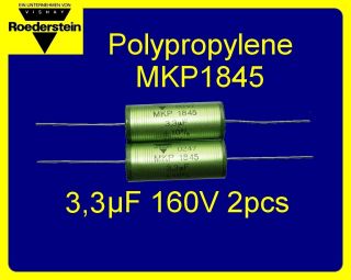   ROEDERSTEIN MKP1845 3,3uF 160V AC Pulse Polypropylene Capacitors Axial