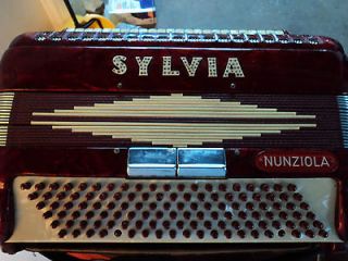 Sylvia Nunziola designed beautiful antique Accordion   Charles Nunzio 