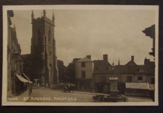 RP Postcard C 1920 Street Scene St Andrews Halstead Essex