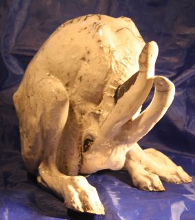   Pottery Hare Rabbit Signed by Sculptor Potter Brian Andrew Wash