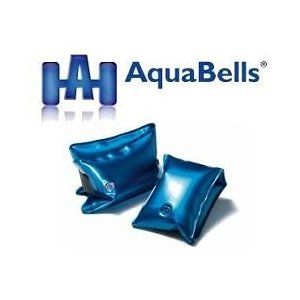 Aquabells Water Fill Ankle Water Weights Workout Exercise Fitness Pair 