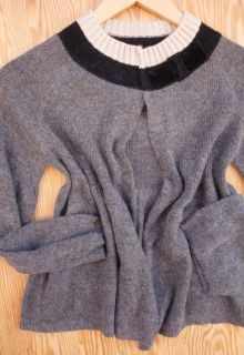 Angora Swing Pea Soho Cozy Anthropologie Sweater Crop Cut Cardigan Top 