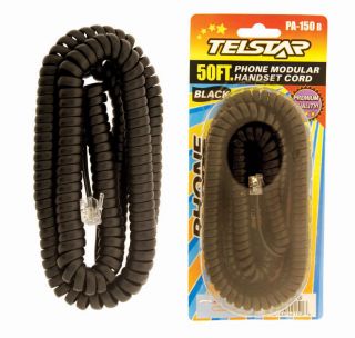 phone telephone coil cord 50 foot long 
