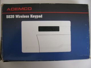 ademco vista 5839 wireless keypad new n7703 5883 one day