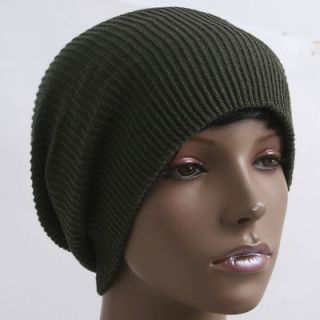 a1143 beanie crochet knit hat rasta cap men women green