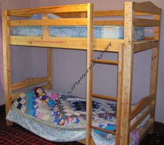 BUNK BED Paper Patterns BUILD KING QUEEN FULL TWIN ADULT SIZES Easy 