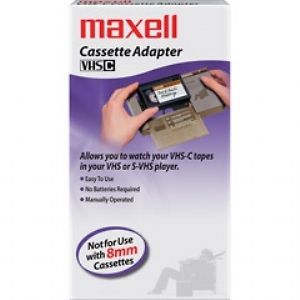 maxell vhs c to vhs video cassette adapter vp ca