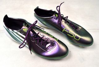 adidas f50 adizero purple white green soccer cleats shoes 11