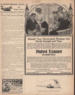 1909 pabst extract tonic malt hop liquor alcohol comic time