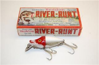Lot of 4 Heddon Spook River Runt Fishing Lures 2 South Bend Lures 