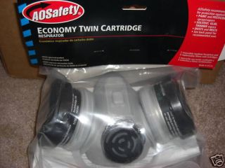 NEW AOSafety Economy Twin Cartridge Respirator