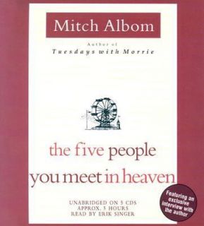   Five People You Meet in Heaven by Mitch Albom (2003, CD, Unabridged