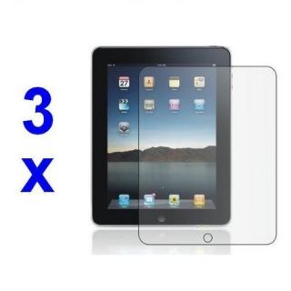 3X Clear Front Screen Protector for Apple iPad 2 3 Accessory