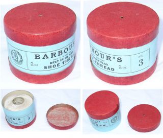 Vintage Barbours Best Irish Flax Shoe Thread No 3