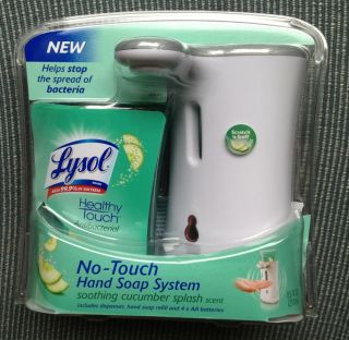 Lysol Healthy No Touch Antibacterial Hand Soap System Soothing 