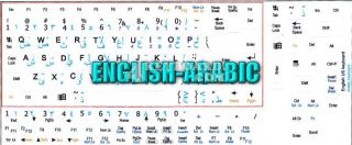 These Arabic   English keyboard stickers can be both   the easiest 