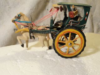 Antique Vintage Horse Drawn Carriage Hand Made