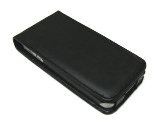 Brand New LEATHER FLIP SKIN CASE COVER FOR APPLE IPHONE 4 4G 4GS