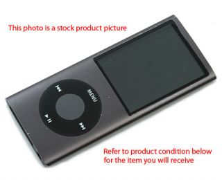 8GB 8 GB Apple iPod Nano 4th Gen Generation Black Used