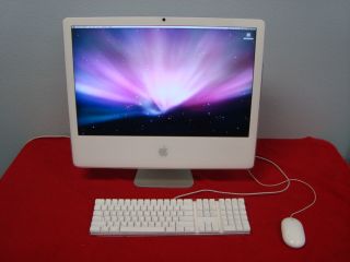 you are bidding on imac 6 250gb 24 desktop computer in good pre owned 