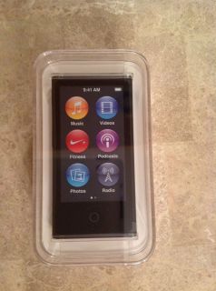   IN BOX Apple iPod nano 7th Generation Slate (Black) 16 GB Latest Model