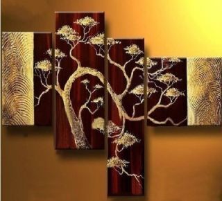 Modern Art Abstract Drawing Room Tree Oil Painting on Canvas No Framed 