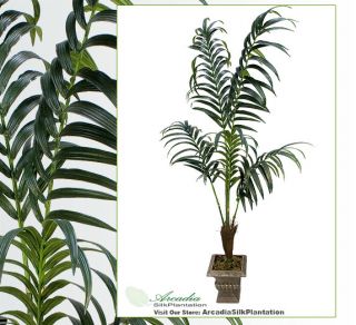You are bidding on ONE 7 Artificial Kentia Palm Tropical Trees 
