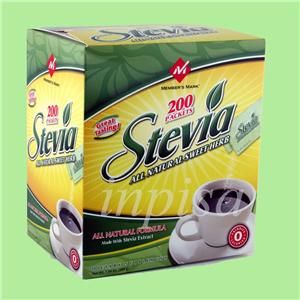 Members Mark Stevia 600 Pack All Natural Sweetener