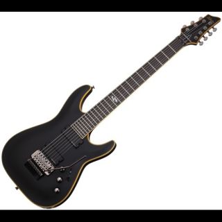 New Schecter Blackjack ATX C 7 Fr Floyd Black 7 String Electric Guitar 