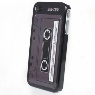Audio Cassette Tape Design Hard Back Case Cover Skin For Apple iPhone 