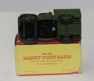 description dinky toys military 641 1 ton army truck in very near mint 