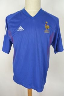 Vintage Adidas France 2002 Football Shirt  FFF Jersey Maillot Classic 