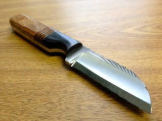 Anza Custom Hand Made Knife Fixed Blade Grizzly Model Made in The USA 