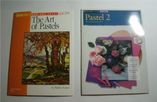Lot of 2 Walter Foster Pastel Books Pastel 2 Art of Pastels HT280 HT6 