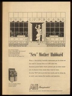 1952 ami model d jukebox scarce vintage trade print ad