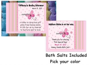 30 Baby Shower Bath Salt Favors Personalized Carters Butterfly
