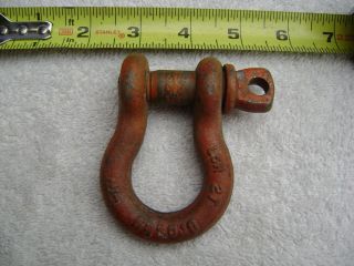 grosby shackle steel boat ship anchor chain time