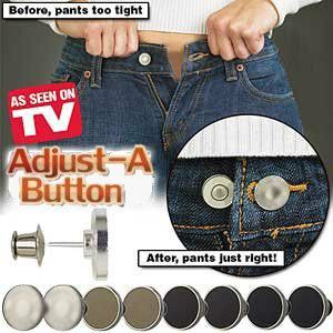 Adjust A Button As Seen On TV for a perfect fit Increase/Reduce/Fix 